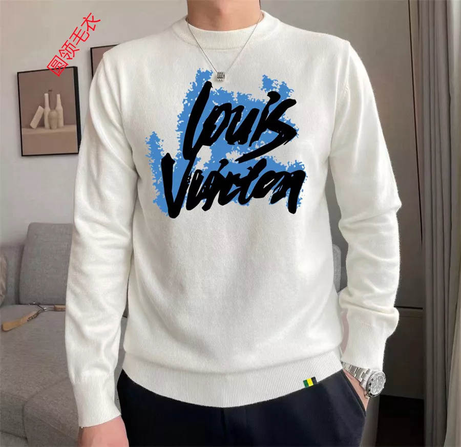 louis vuitton lv pull manches longues pour homme s_127216a